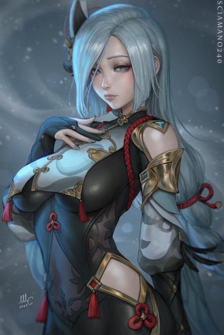 《原神》申鹤2k手机壁纸