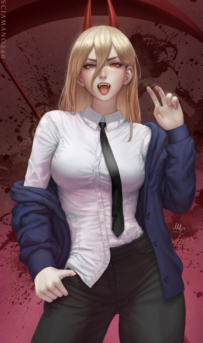 《电锯人》帕瓦2k手机壁纸(1774x3000)