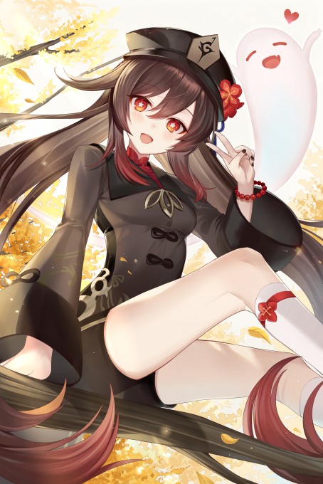 《原神》胡桃4k手机壁纸