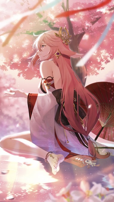 《原神》八重神子2k手机壁纸