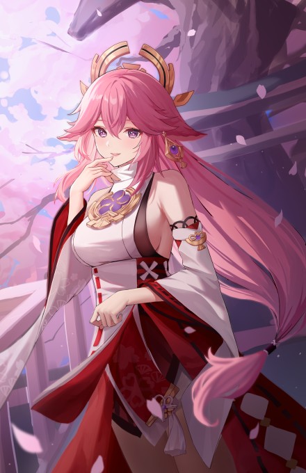 《原神》八重神子2k手机壁纸