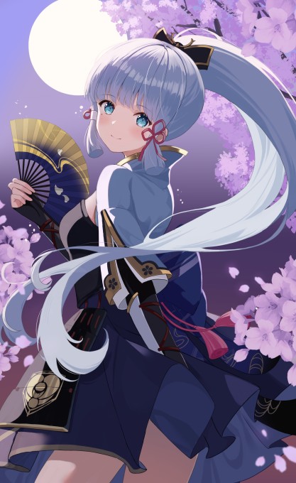《原神》神里绫华2k手机壁纸(2145x3500)