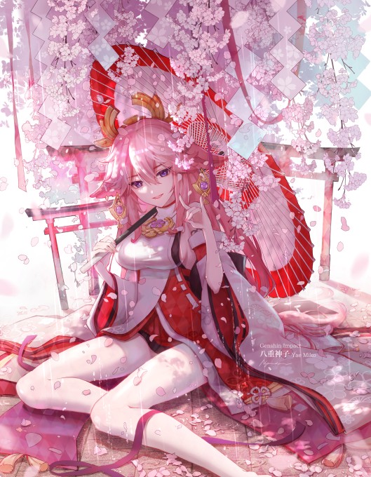 《原神》八重神子2k手机壁纸