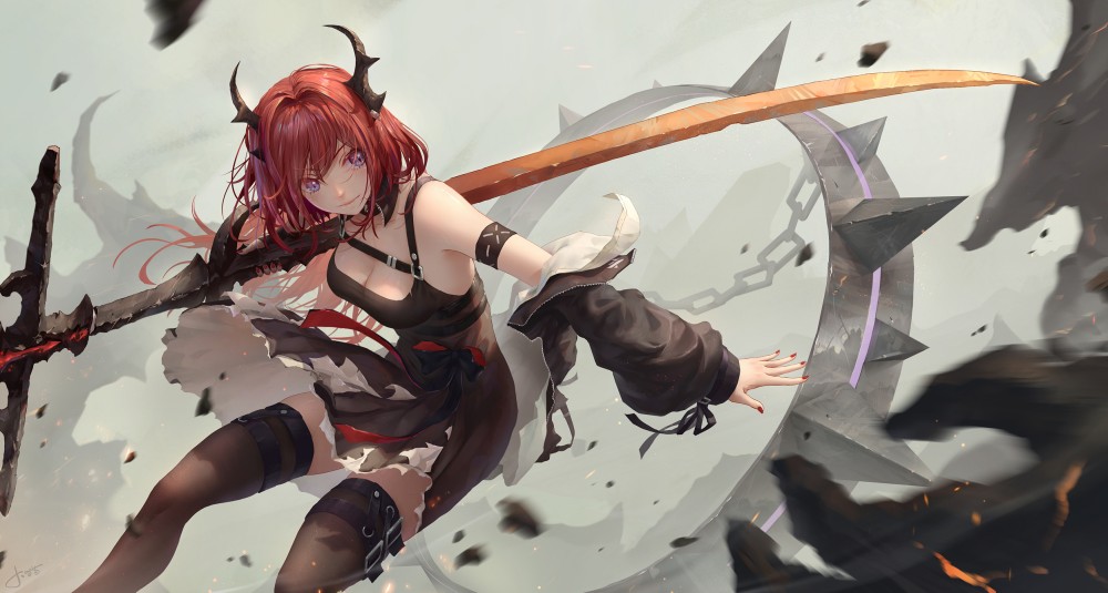 《明日方舟》史尔特尔高清电脑桌面壁纸