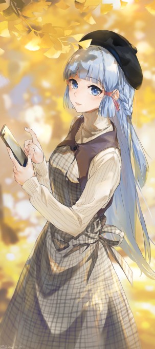 《原神》神里绫华6k手机壁纸