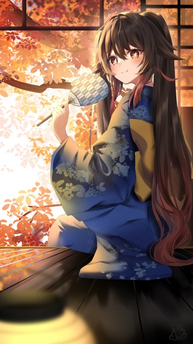 《原神》胡桃4k手机壁纸