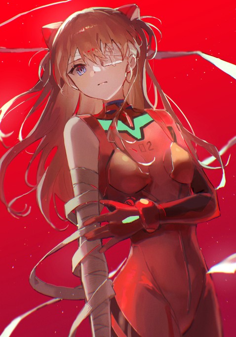 《新世纪福音战士》惣流·明日香·兰格雷4k手机壁纸