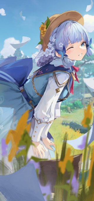 《原神》神里绫华2k手机壁纸