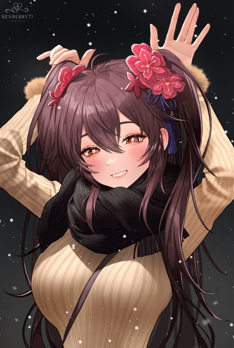 《原神》胡桃2k手机壁纸