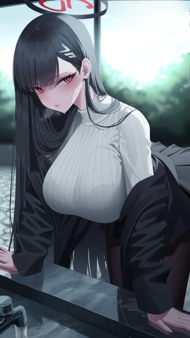 《碧蓝档案》调月里约5k手机壁纸