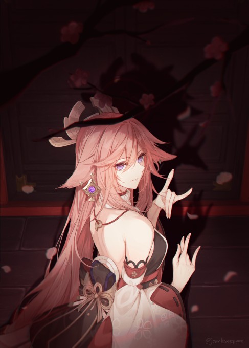 《原神》八重神子4k手机壁纸
