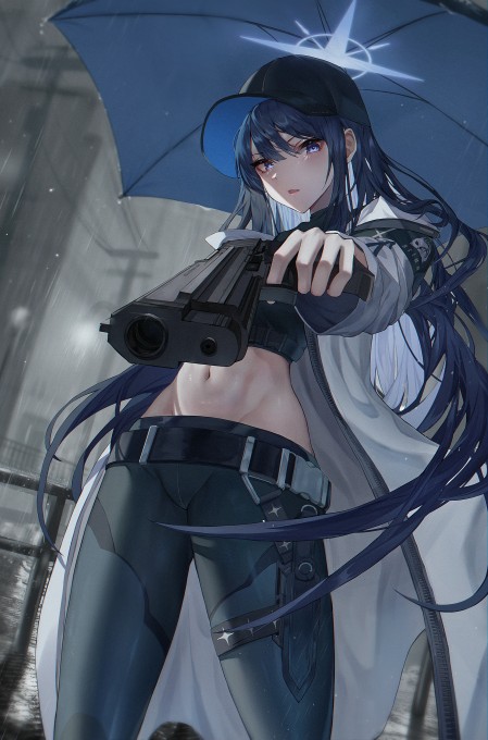 《碧蓝档案》锭前纱织4k手机壁纸(2743x4157)