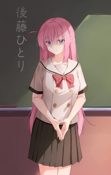 《孤独摇滚！》后藤一里4k手机壁纸(2894x4564)