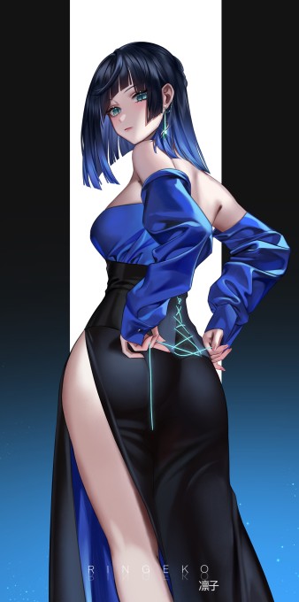 《原神》夜兰4k手机壁纸(2483x5000)