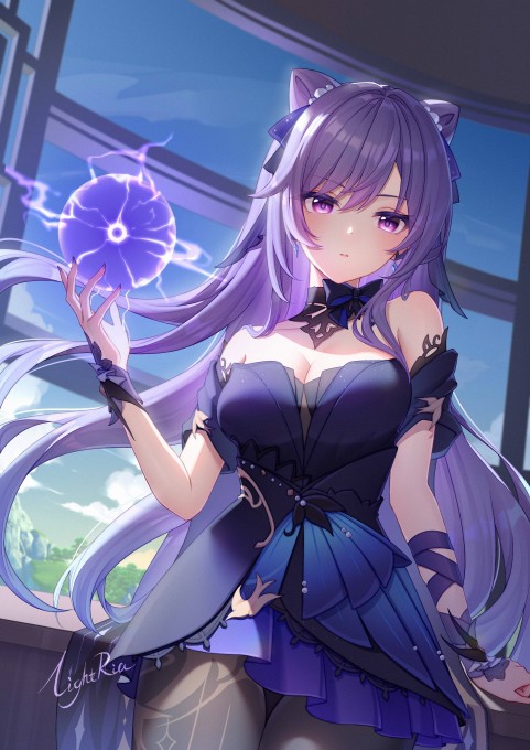 《原神》刻晴2k手机壁纸