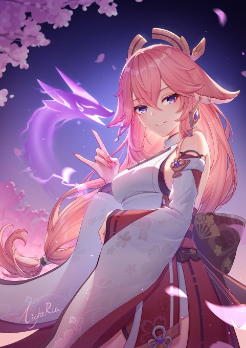 《原神》八重神子2k手机壁纸