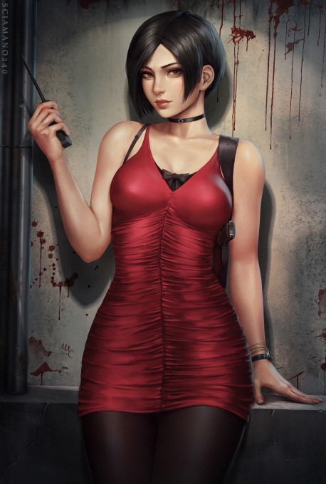 《生化危机》艾达·王2k手机壁纸