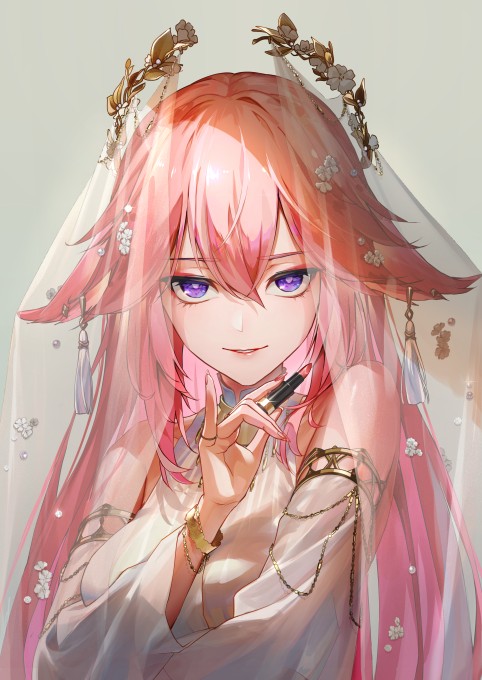 《原神》八重神子2k手机壁纸