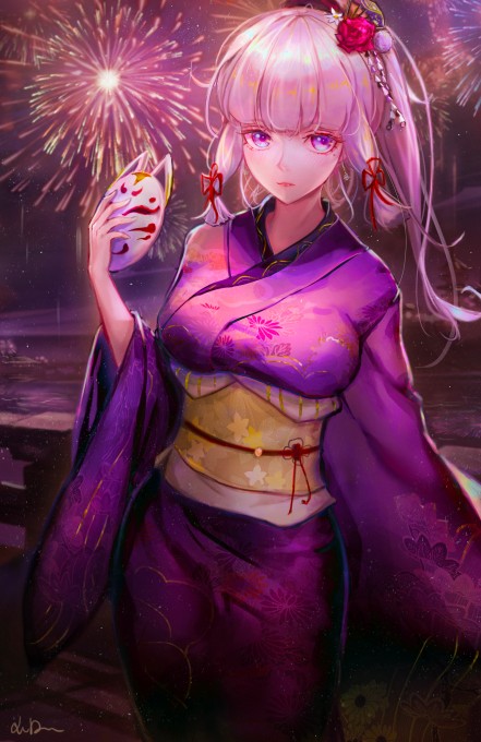《原神》神里绫华2k手机壁纸