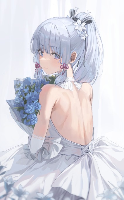 《原神》神里绫华2k手机壁纸