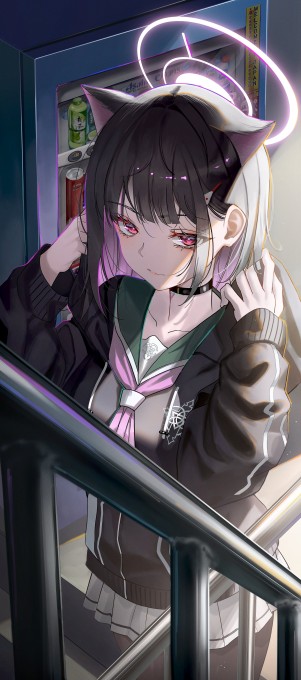 《碧蓝档案》杏山和纱4k手机壁纸(1812x4096)