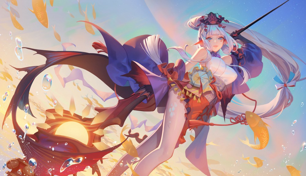 《阴阳师》千姬2k电脑桌面壁纸
