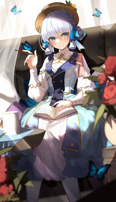《原神》神里绫华4k手机壁纸(2896x5016)