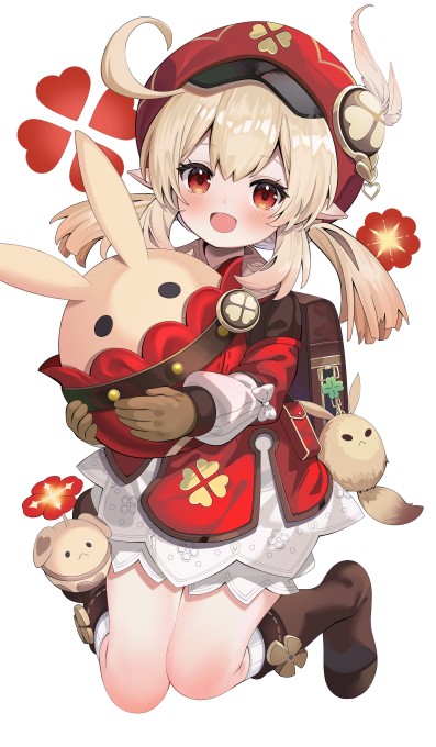 《原神》可莉5k手机壁纸