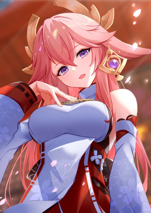 《原神》八重神子高清手机壁纸