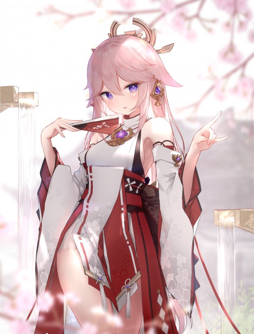 《原神》八重神子高清手机壁纸