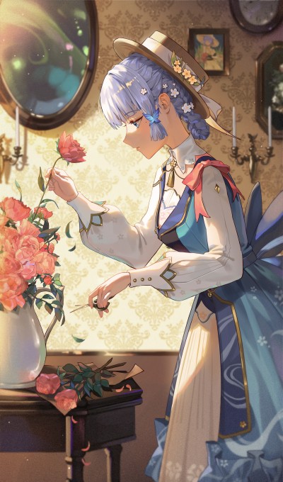 《原神》神里绫华5k手机壁纸