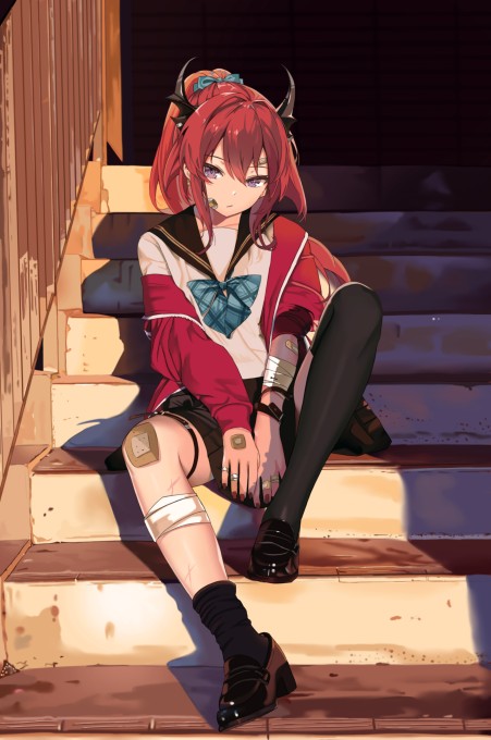 《明日方舟》史尔特尔5k手机壁纸(3720x5613)