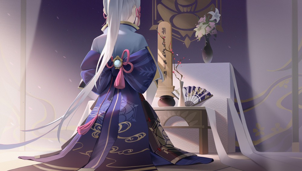 《原神》神里绫华8k电脑桌面壁纸