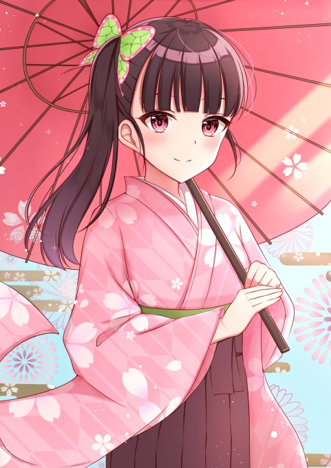 《鬼灭之刃》栗花落香奈乎2k手机壁纸