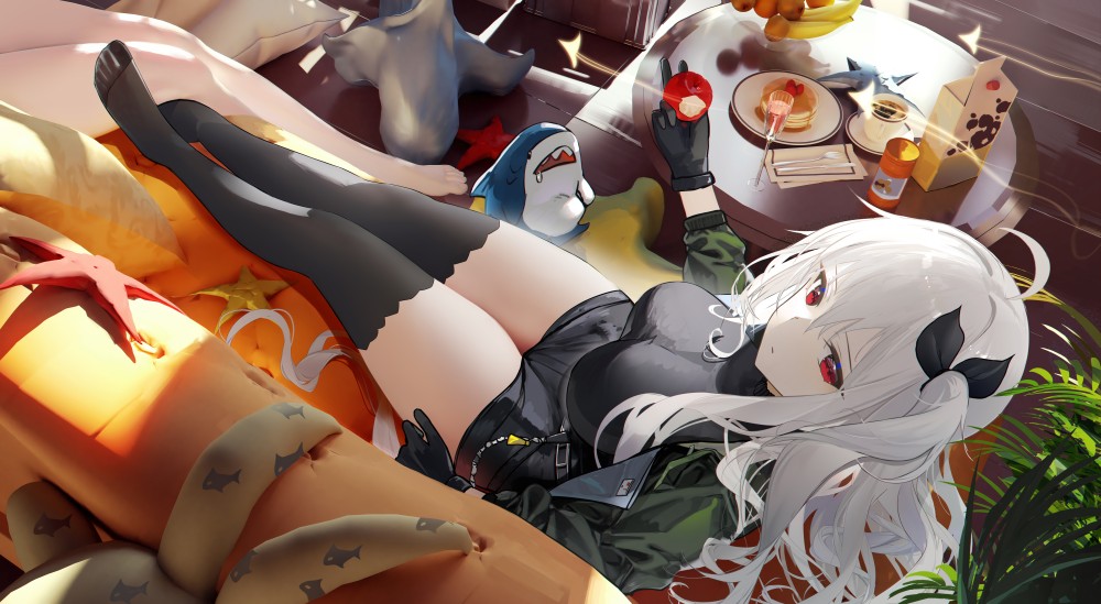 《明日方舟》斯卡蒂6k电脑桌面壁纸