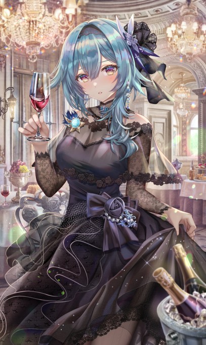 《原神》优菈6k手机壁纸
