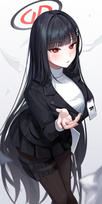 《碧蓝档案》调月里约2k手机壁纸