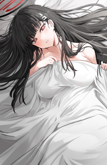 《碧蓝档案》调月里约5k手机壁纸(3598x5556)