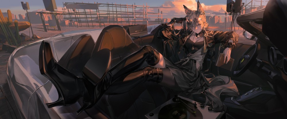 《明日方舟》斥罪2k电脑桌面壁纸