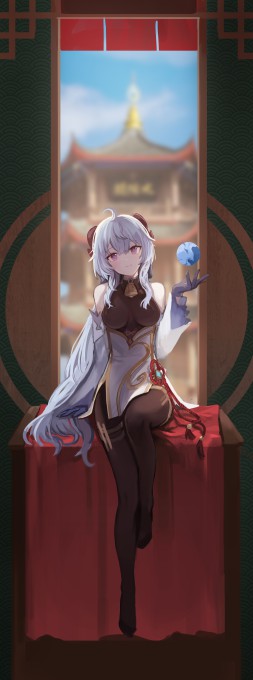 《原神》甘雨8k手机壁纸