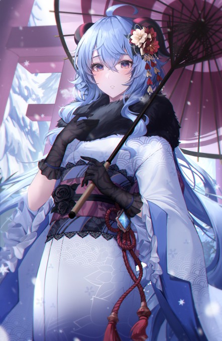 《原神》甘雨2k手机壁纸