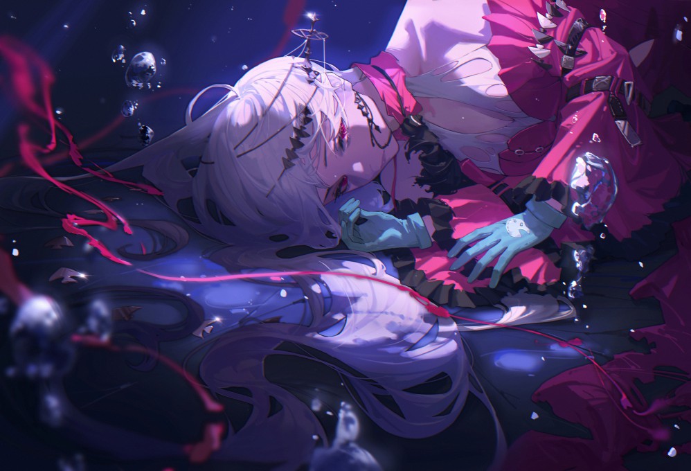 《明日方舟》斯卡蒂4k电脑桌面壁纸