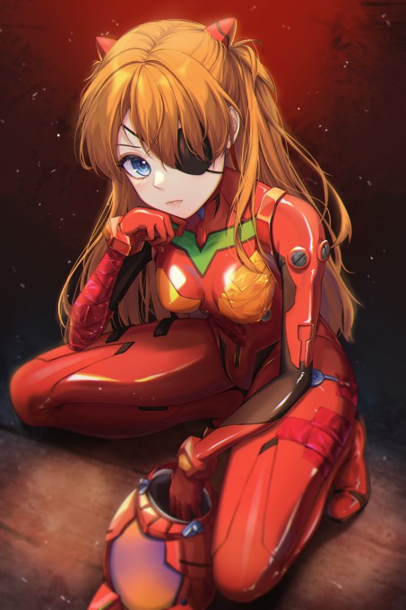 《新世纪福音战士》惣流·明日香·兰格雷5k手机壁纸