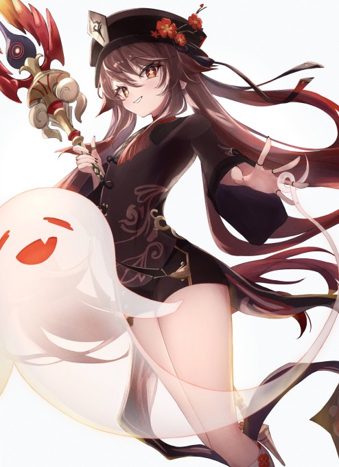 《原神》胡桃5k手机壁纸
