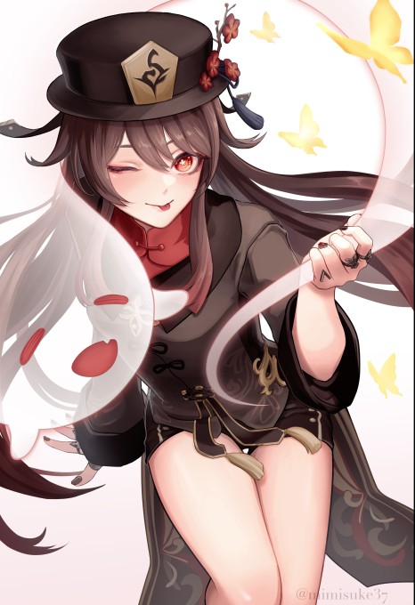 《原神》胡桃2k手机壁纸(2400x3500)