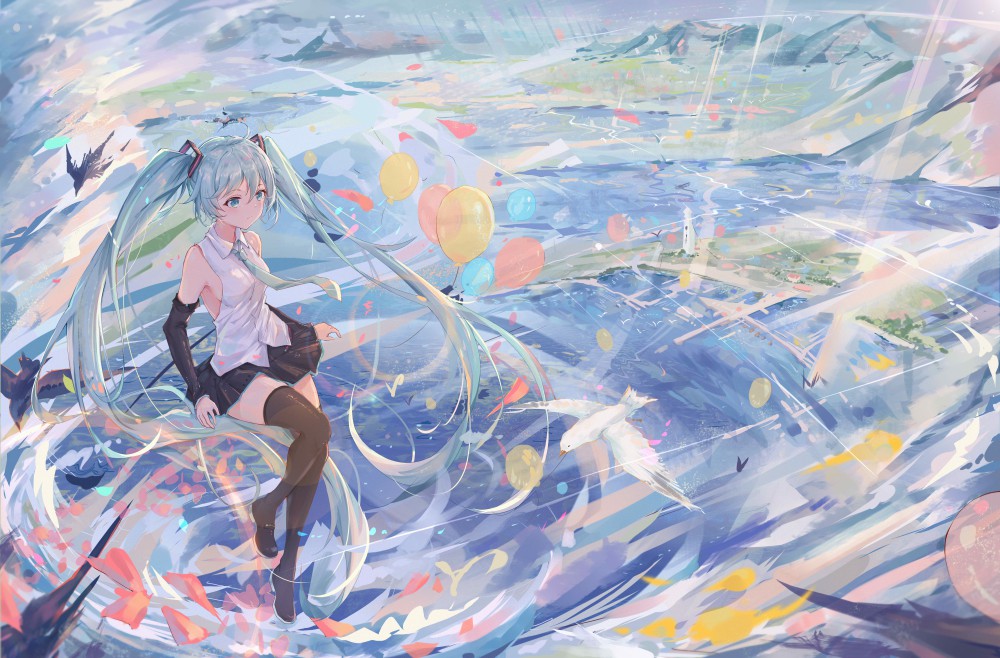 初音未来6k电脑桌面壁纸