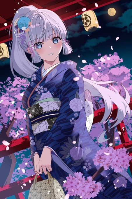 《原神》神里绫华4k手机壁纸(2724x4093)