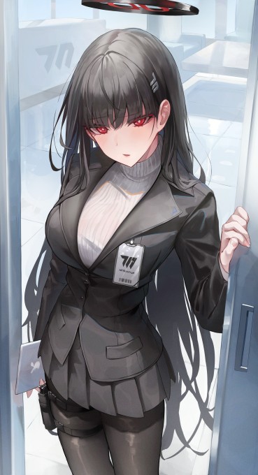 《碧蓝档案》调月里约5k手机壁纸(3291x6059)