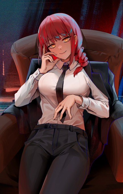 《电锯人》玛奇玛5k手机壁纸