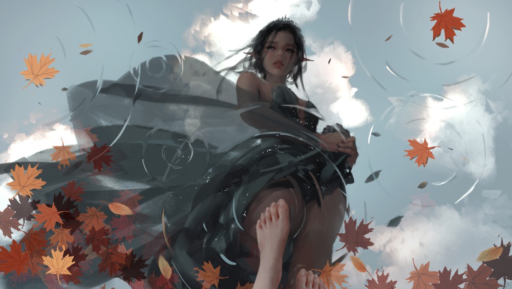 《鬼刀》海琴烟8k电脑桌面壁纸(8800x4972)